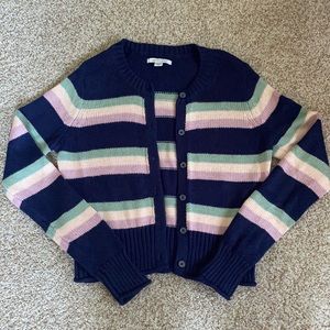 American Eagle Striped Cardigan, Size XS